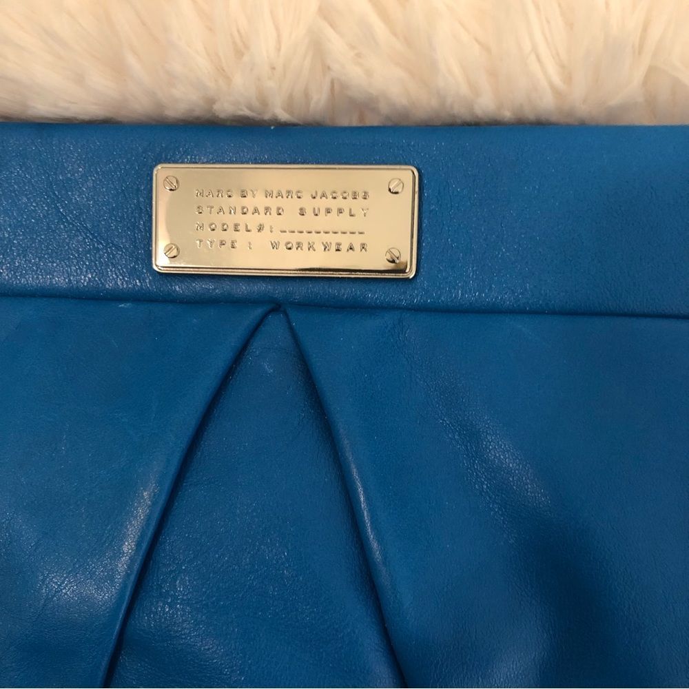 Marc by Marc Jacobs Blue Turquoise Clutch New With Tags
